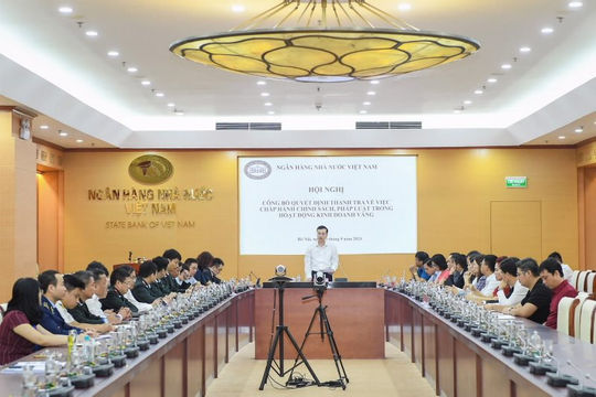 Sẽ xử lý nghiêm minh các hành vi vi phạm pháp luật về kinh doanh vàng Sẽ xử lý nghiêm minh các hành vi vi phạm pháp luật về kinh doanh vàng