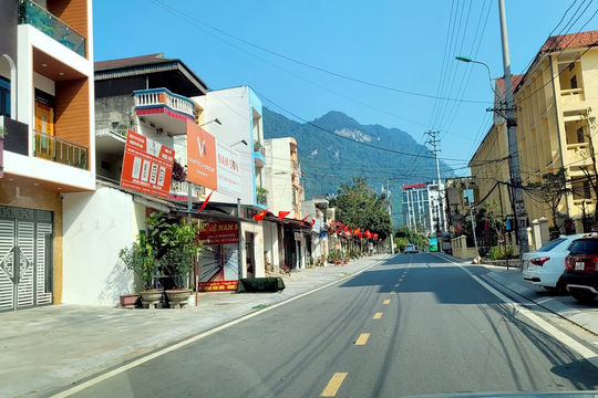 Thành phố Hà Giang xây dựng tuyến đường mẫu, tuyến phố văn minh