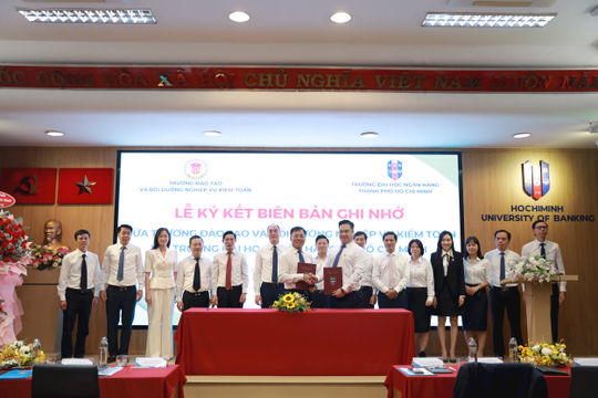 Trường Đào tạo và Bồi dưỡng nghiệp vụ kiểm toán và Đại học Ngân hàng TP. Hồ Chí Minh ký Quy chế Hợp tác tư vấn, đào tạo và nghiên cứu khoa học