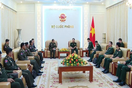 Việt Nam - Campuchia tăng cường chia sẻ nhận thức chung về chiến lược quốc phòng