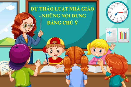 Infographic - Dự thảo Luật Nhà giáo - Những nội dung đáng chú ý