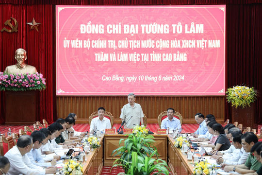 Chủ tịch nước làm việc với Tỉnh ủy Cao Bằng Chủ tịch nước làm việc với Tỉnh ủy Cao Bằng