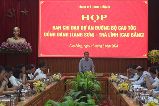 Bàn giải pháp tháo gỡ  vướng mắc trong triển khai Dự án Đồng Đăng – Trà Lĩnh