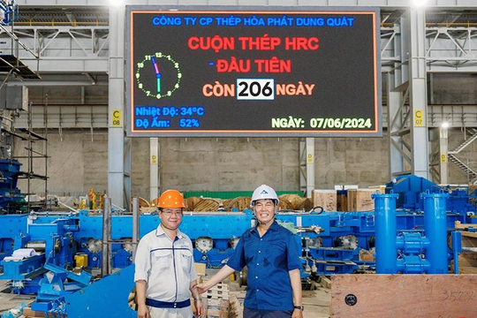 Quý I/2025 hoàn thành Dự án Khu Liên hợp sản xuất gang thép Hòa Phát Dung Quất 2