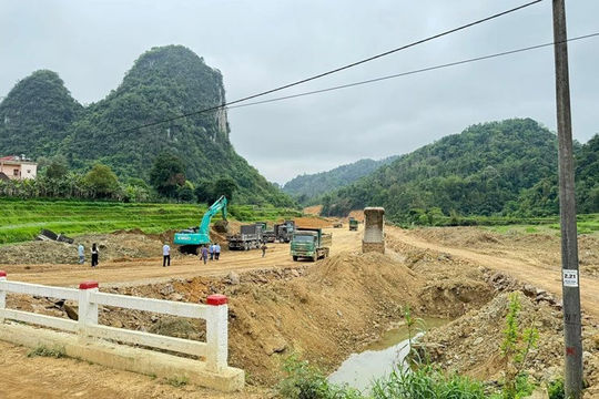 Cao Bằng quyết tâm sớm bàn giao 100% mặt bằng Dự án Đồng Đăng - Trà Lĩnh  