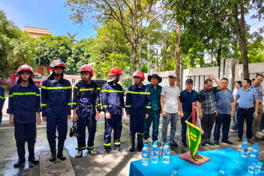 Kiểm toán nhà nước khu vực II: Diễn tập phương án chữa cháy và cứu nạn, cứu hộ