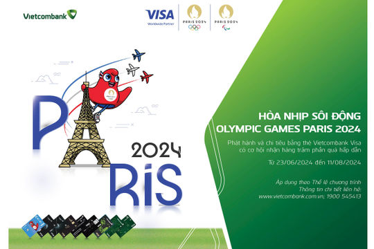 Hòa nhịp Olympic Paris 2024 cùng Vietcombank thông qua chuỗi hoạt động dành cho khách hàng Hòa nhịp Olympic Paris 2024 cùng Vietcombank thông qua chuỗi hoạt động dành cho khách hàng