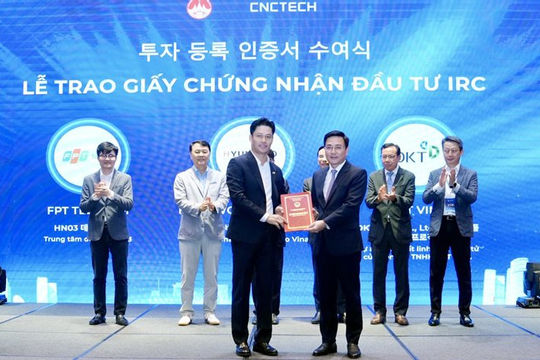 Thu hút vốn đầu tư của tỉnh Vĩnh Phúc khởi sắc