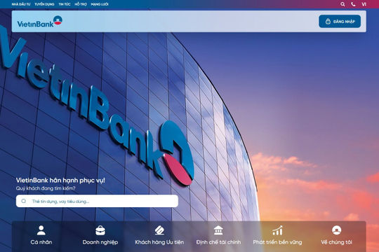 VietinBank ra mắt website mới VietinBank ra mắt website mới