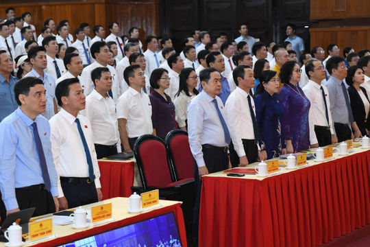 Chủ tịch Quốc hội Trần Thanh Mẫn dự khai mạc Kỳ họp Hội đồng Nhân dân tỉnh Thanh Hóa 