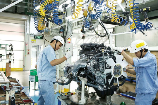 6 tháng, chỉ số tiêu thụ ngành công nghiệp chế biến, chế tạo tăng 10,8%