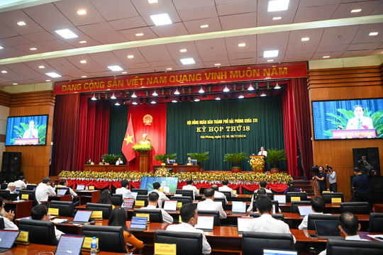 Khai mạc Kỳ họp thứ 18 Hội đồng Nhân dân Thành phố Hải Phòng khoá XVI