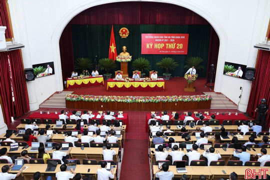 Hà Tĩnh: Thông qua 26 nghị quyết quan trọng về phát triển kinh tế - xã hội Hà Tĩnh: Thông qua 26 nghị quyết quan trọng về phát triển kinh tế - xã hội