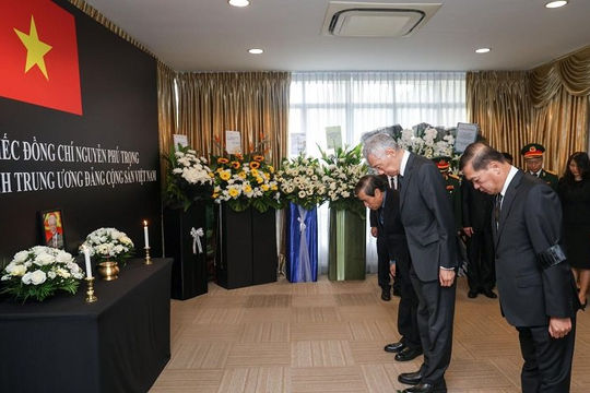 Lễ viếng Tổng Bí thư Nguyễn Phú Trọng được tổ chức trang trọng tại nhiều quốc gia Lễ viếng Tổng Bí thư Nguyễn Phú Trọng được tổ chức trang trọng tại nhiều quốc gia
