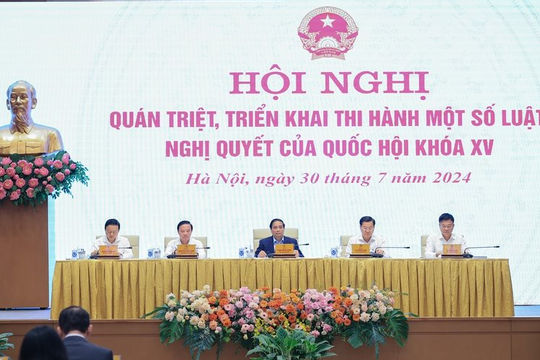 Thể chế phải đi sớm, đi trước, mở đường cho đột phá phát triển Thể chế phải đi sớm, đi trước, mở đường cho đột phá phát triển
