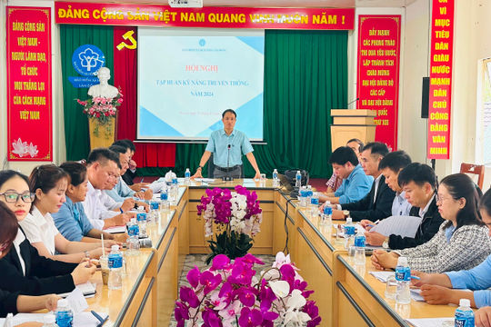 BHXH tỉnh Lâm Đồng tập huấn kỹ năng truyền thông năm 2024