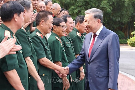 Tổng Bí thư, Chủ tịch nước Tô Lâm gặp mặt đoàn cựu chiến binh Sư đoàn 308 Tổng Bí thư, Chủ tịch nước Tô Lâm gặp mặt đoàn cựu chiến binh Sư đoàn 308