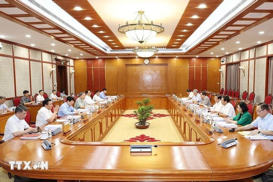 Tổng Bí thư, Chủ tịch nước Tô Lâm chủ trì Phiên họp thường kỳ Bộ Chính trị Tổng Bí thư, Chủ tịch nước Tô Lâm chủ trì Phiên họp thường kỳ Bộ Chính trị