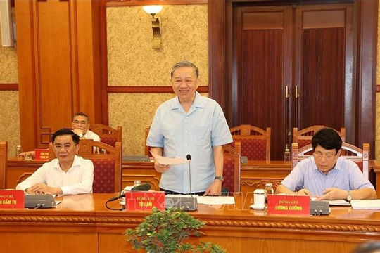 Phát biểu của Tổng Bí thư, Chủ tịch nước Tô Lâm tại cuộc họp Thường trực Tiểu ban Văn kiện Đại hội XIV của Đảng