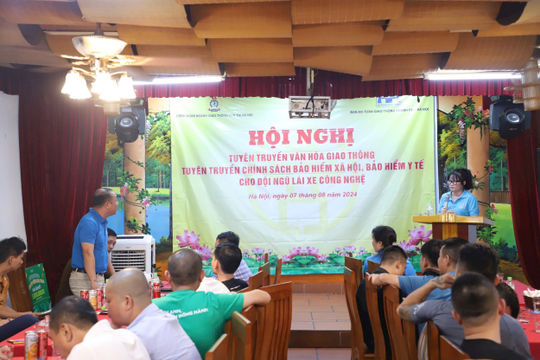 Tuyên truyền chính sách bảo hiểm xã hội cho các lái xe công nghệ