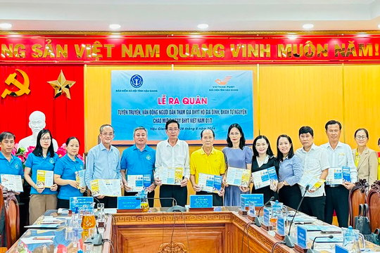 Hậu Giang: Tổ chức nhiều hoạt động thu hút người dân tham gia chính sách bảo hiểm xã hội 