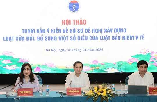 Tham vấn ý kiến về hồ sơ đề nghị xây dựng Luật sửa đổi, bổ sung một số điều của Luật Bảo hiểm y tế Tham vấn ý kiến về hồ sơ đề nghị xây dựng Luật sửa đổi, bổ sung một số điều của Luật Bảo hiểm y tế