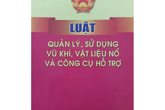 Triển khai thi hành Luật Quản lý, sử dụng vũ khí, vật liệu nổ và công cụ hỗ trợ