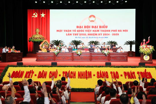 Hiệp thương cử nhân sự Ủy ban MTTQ Việt Nam Thành phố Hà Nội khóa XVIII gồm 145 người