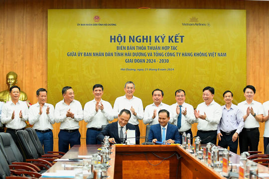 Hải Dương hợp tác cùng Vietnam Airlines quảng bá du lịch Hải Dương hợp tác cùng Vietnam Airlines quảng bá du lịch