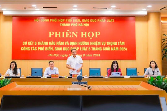 Xác định rõ lộ trình, chuẩn bị tốt nhất cho việc triển khai thi hành Luật Thủ đô 2024