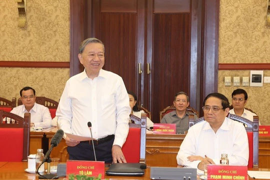 Tổng Bí thư, Chủ tịch nước phát biểu tại cuộc họp Tiểu ban Văn kiện Đại hội XIV