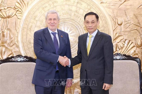 Trưởng ban Đối ngoại Trung ương tiếp Bộ trưởng Ngoại giao Cộng hòa Chile