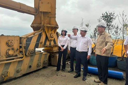 Chủ tịch HĐTV Vinachem kiểm tra công tác khắc phục hậu quả bão số 3 tại Công ty CP DAP – Vinachem 