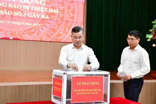 Kiểm toán nhà nước phát động quyên góp, ủng hộ đồng bào bị thiệt hại bởi bão lũ Kiểm toán nhà nước phát động quyên góp, ủng hộ đồng bào bị thiệt hại bởi bão lũ