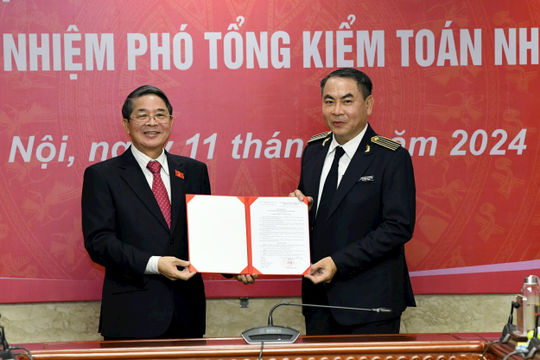 Công bố Nghị quyết của Ủy ban Thường vụ Quốc hội bổ nhiệm Phó Tổng Kiểm toán nhà nước