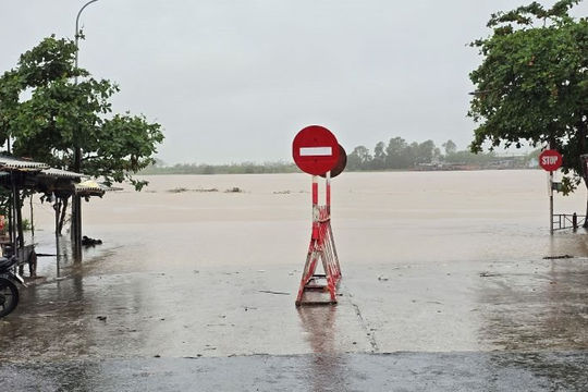 Thái Bình: Khẩn trương ứng phó lũ trên các sông lớn