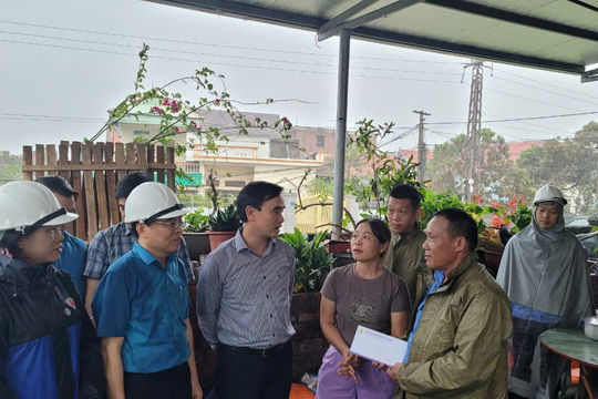 TKV chung tay chăm lo cho người lao động, chia sẻ, hỗ trợ các gia đình bị thiệt hại do bão số 3