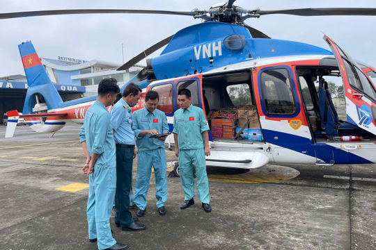 Thêm các chuyến bay tiếp tục vận chuyển hàng cứu trợ đến Cao Bằng Thêm các chuyến bay tiếp tục vận chuyển hàng cứu trợ đến Cao Bằng