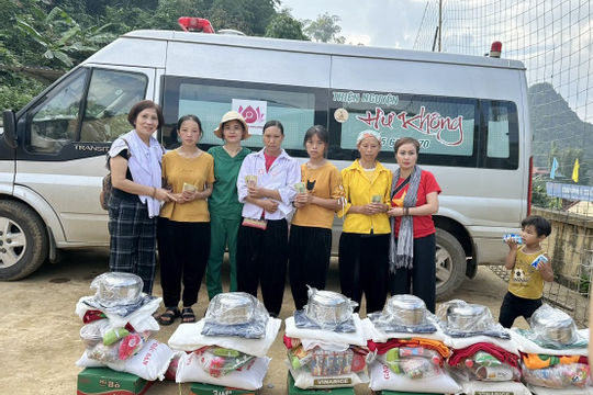 Triệu trái tim, một tấm lòng hướng về đồng bào vùng bão lũ