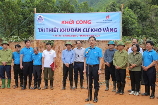 Petrovietnam khởi công tái thiết toàn bộ khu dân cư thôn Kho Vàng
