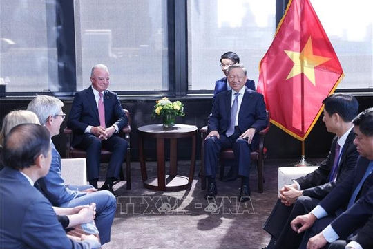 Tổng Bí thư, Chủ tịch nước Tô Lâm tiếp lãnh đạo Tập đoàn Boeing Tổng Bí thư, Chủ tịch nước Tô Lâm tiếp lãnh đạo Tập đoàn Boeing