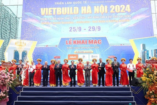 Hơn 1.200 gian hàng tham gia Triển lãm quốc tế Vietbuild Hà Nội 2024