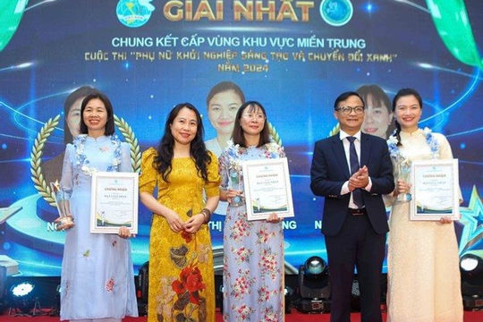 Vinh danh phụ nữ khởi nghiệp sáng tạo và chuyển đổi xanh