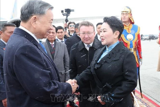 Tổng Bí thư, Chủ tịch nước Tô Lâm bắt đầu thăm cấp Nhà nước tới Mông Cổ