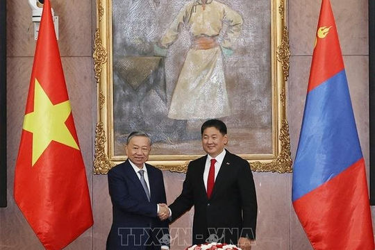 Tổng Bí thư, Chủ tịch nước Tô Lâm hội đàm với Tổng thống Mông Cổ
