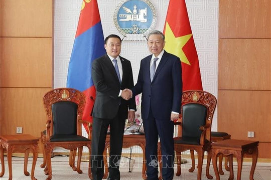 Việt Nam luôn mong muốn thúc đẩy phát triển quan hệ với Mông Cổ trên tất cả các lĩnh vực