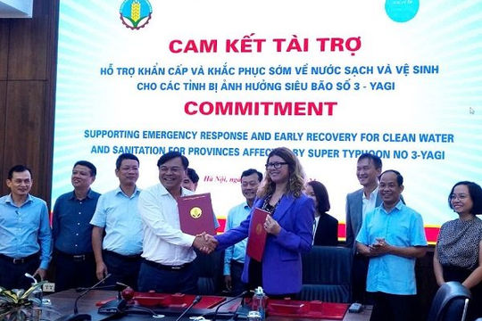 UNICEF hỗ trợ Việt Nam 2 triệu USD để khắc phục hậu quả sau bão số 3