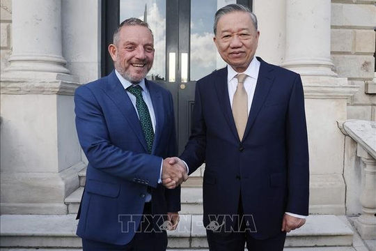 Tổng Bí thư, Chủ tịch nước Tô Lâm hội kiến Chủ tịch Thượng viện Ireland