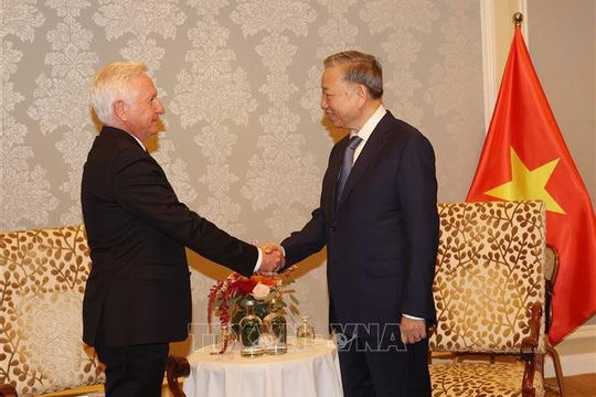 Tổng Bí thư, Chủ tịch nước Tô Lâm tiếp Lãnh sự Danh dự Việt Nam tại Ireland