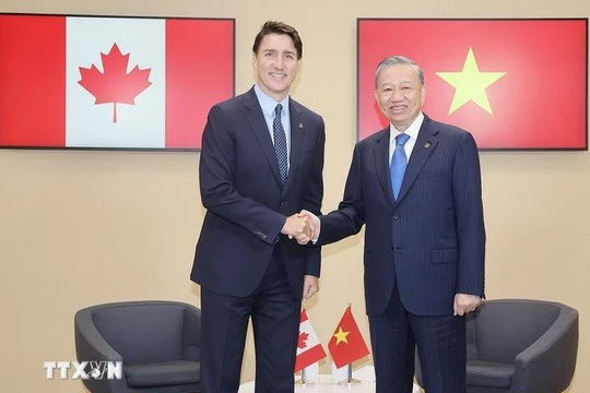 Tổng Bí thư, Chủ tịch nước Tô Lâm tiếp xúc song phương với lãnh đạo các nước